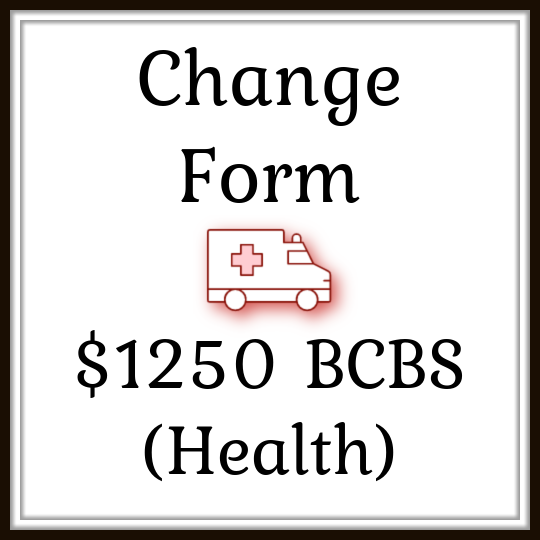 BCBS Change form